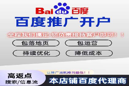 百度推广代运营服务案例分享